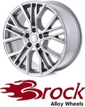 Brock 349614, Brock B41 Ferric Grey 10.5x21 ET 31 5/112 Alufelge Grau