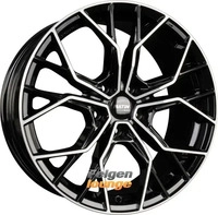 Platin 60PLU80940, Platin P118 Black 8x18 ET 30 5/112 Alufelge Schwarz