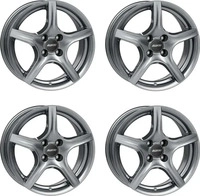 Alutec GR70635F41-0, Alutec Grip Polar Silver 7x16 ET 35 4/98 Alufelge Silber