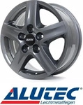 Alutec GR65650U21-0, Alutec Grip Polar Silver 6.5x16 ET 50 5/112 Alufelge Silber