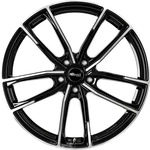 Brock 317347, Brock B38 Black Gloss 8x18 ET 43 5/120 Alufelge Schwarz