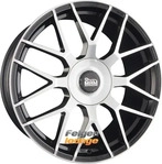 MAM Wheels MAMGT18519510011230BFP, MAM Wheels Gt1 Black Front Polish 8.5x19 ET...