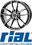 Rial X12-75846V22-6, Rial X12 Diamond Black 7.5x18 ET 46 5/112 Alufelge Schwarz
