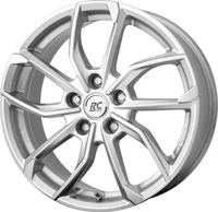 RC Design RC34E601650H5KSV, RC Design Rc34 Crystal Silver 6x16 ET 50 4X100 Alufelge