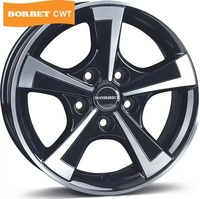 Borbet CWT 60530112566,5MAG, Borbet Cwt Mistral Anthracite Glossy 6x15 ET 30 5/112