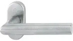 HOPPE&reg; FH Dr&uuml;cker-Halbgarnitur ohne Schl&uuml;sselrosette Amsterdam FS-E1400F/55,