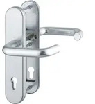 HOPPE&reg; Schutz-Dr&uuml;ckergarnitur mit Langschild Paris 138/3331/3310, 10/92 mm,