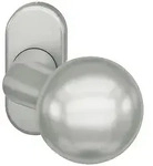 FSB Knopf 07 0846, Rosette oval, verdeckt verschraubt, o.Nocken, fest, Aluminium