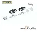 Geze Zubeh&ouml;r Set Rollan 80 NT Schiebet&uuml;r ohne Wandbesfestigungwinkel Beschlag