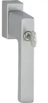 HOPPE Fenstergriff Toulon 7/32-42 Aluminium F9 Secustik 0737S/US947-1...