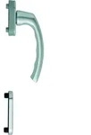 HOPPE&reg; Fenstert&uuml;rgriff-Halbgarnitur Luxembourg 099/U26/49PNS, innen,...