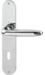 HOPPE&reg; Dr&uuml;ckergarnitur mit Langschild Verona M151/302, Messing, Lochung: Buntbart /
