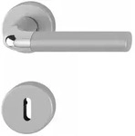 Hoppe T&uuml;rdr&uuml;cker Bremen Rosette BB verchromt Alu Stahl matt F49/F9-2 T&uuml;rgriff