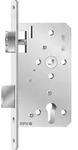 Magnet-Einsteckschloss 116 1/2 BB/PZ/WC, Stulp 20 mm, abgerundet, Typ: PZ