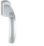 Hoppe New York Fenstergriff Griff 32-42 Alu F1 0810S/US10 100NM abschlie&szlig;bar