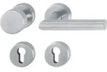 HOPPE&reg; FH Wechselgarnitur mit Rosetten Amsterdam FS-E58/42H/42HS/1400, Edelstahl