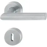 HOPPE&reg; Dr&uuml;ckergarnitur mit Rosetten Amsterdam E1400/42H/42HKVS, Edelstahl, Lochung: