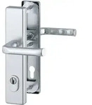 HOPPE&reg; Schutz-Dr&uuml;ckergarnitur mit Langschild London 113/2222ZA/2210, 10/92 mm,