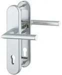 Hoppe Stockholm Schutzbeschlag Langschild Aluminium F1 Rosettengarnitur PZ...
