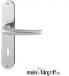 Hoppe Denver Langschild Edelstahl matt F69 BB T&uuml;rgriff T&uuml;rdr&uuml;cker Griff...