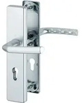 HOPPE&reg; Schutz-Dr&uuml;ckergarnitur mit Langschild Birmingham 1117/2221A/2440, 8/72 mm,