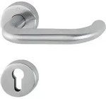 HOPPE&reg; FH Dr&uuml;ckergarnitur mit Rosetten Paris FS-E138/42H/42HS, Edelstahl,