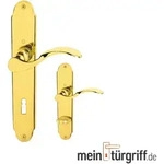 Hoppe T&uuml;rdr&uuml;cker Caracas BB WC Messing poliert F71 T&uuml;rgriff T&uuml;rklinke
