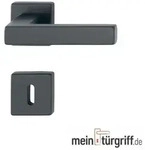 Hoppe T&uuml;rdr&uuml;cker Austin Rosette BB Alu schwarz matt T&uuml;rgriff T&uuml;rbeschlag