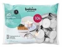 Bolsius Maxi Teelichter - 10 Stunden Brenndauer (40er Beutel) im Alubecher...
