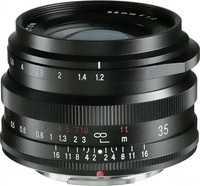 Voigtl&auml;nder BA369A, Voigtl&auml;nder 35/1.2 Nokton schwarz Fuji X-Mount