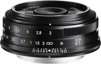 Voigtl&auml;nder BA380A, Voigtl&auml;nder 27/2.0 Ultron schwarz Fuji X-Mount
