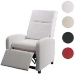 Fernsehsessel HWC-H18, Relaxsessel Liege Sessel, Kunstleder klappbar 99x70x75cm...