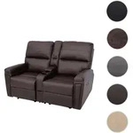 2er Kinosessel HWC-K17, Relaxsessel Fernsehsessel Sofa, Nosagfederung...
