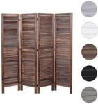 Mendler Paravent HWC-G30, Trennwand Sichtschutz Raumteiler, Shabby-Look 170x162cm ~