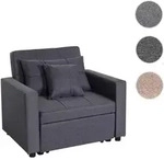 Schlafsessel HWC-L90, Klappsessel Schlafsofa G&auml;stebett Relaxsessel, Liegefl&auml;che