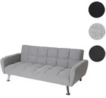Sofa HWC-K19, Couch Schlafsofa G&auml;stebett Bettsofa Klappsofa, Nosagfederung