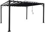 Mendler Pergola HWC-L40, Garten Lamellen-Pavillon Terrassen&uuml;berdachung,