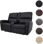 Mendler 2er Kinosessel HWC-K17, Relaxsessel Fernsehsessel Sofa, Nosagfederung
