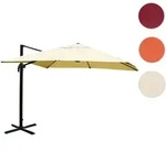 Gastronomie-Ampelschirm HWC-A96, Sonnenschirm, 3x4m (&Oslash;5m) Polyester/Alu 26kg ~...