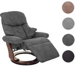 MCA Relaxsessel Calgary 2, Fernsehsessel Sessel, Stoff/Textil 150kg belastbar ~