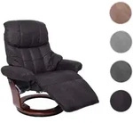 MCA Relaxsessel Calgary 2, Fernsehsessel Sessel, Stoff/Textil 150kg belastbar ~