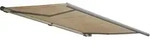 Elektrische Kassettenmarkise T122, Markise Vollkassette 4x3m ~ Polyester Creme,