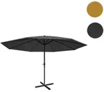 Sonnenschirm Meran Pro, Gastronomie Marktschirm ohne Volant &Oslash; 5m Polyester/Alu 28kg