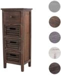 Mendler Kommode T18, Schubladenschrank Schrank, 4 Schubladen, Shabby-Look Vintage ~