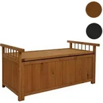 Aufbewahrungstruhe HWC-O13, Gartentruhe Auflagenbox Truhe, Tanne Holz FSC&reg;