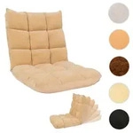 Bodensessel HWC-N43, Relaxsessel Bodenkissen Klappsessel 6 Relaxpositionen,...