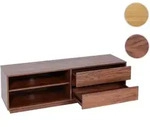 TV-Rack HWC-J78, Fernsehtisch Lowboard Kommode, Schublade, MDF 42x140x40cm ~