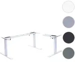 Gestell HWC-D40, variables Tischgestell f&uuml;r Eck-Schreibtisch, elektrisch