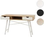 Mendler Schreibtisch HWC-E92, B&uuml;rotisch Computertisch, 3D-Struktur 120x60cm ~
