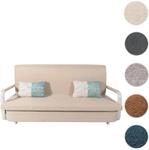 Mendler Schlafsofa HWC-M83, Schlafcouch Couch Sofa, Schlaffunktion Bettkasten